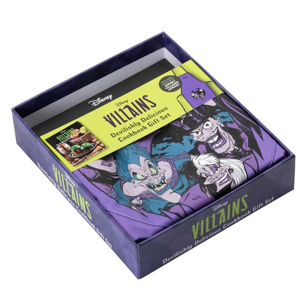 PREORDER Disney Villains: Devilishly Delicious Cookbook Gift Set