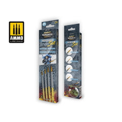 Ammo by MIG - Brushes - Wargaming Universe - Shaders and Washes Brush Set
