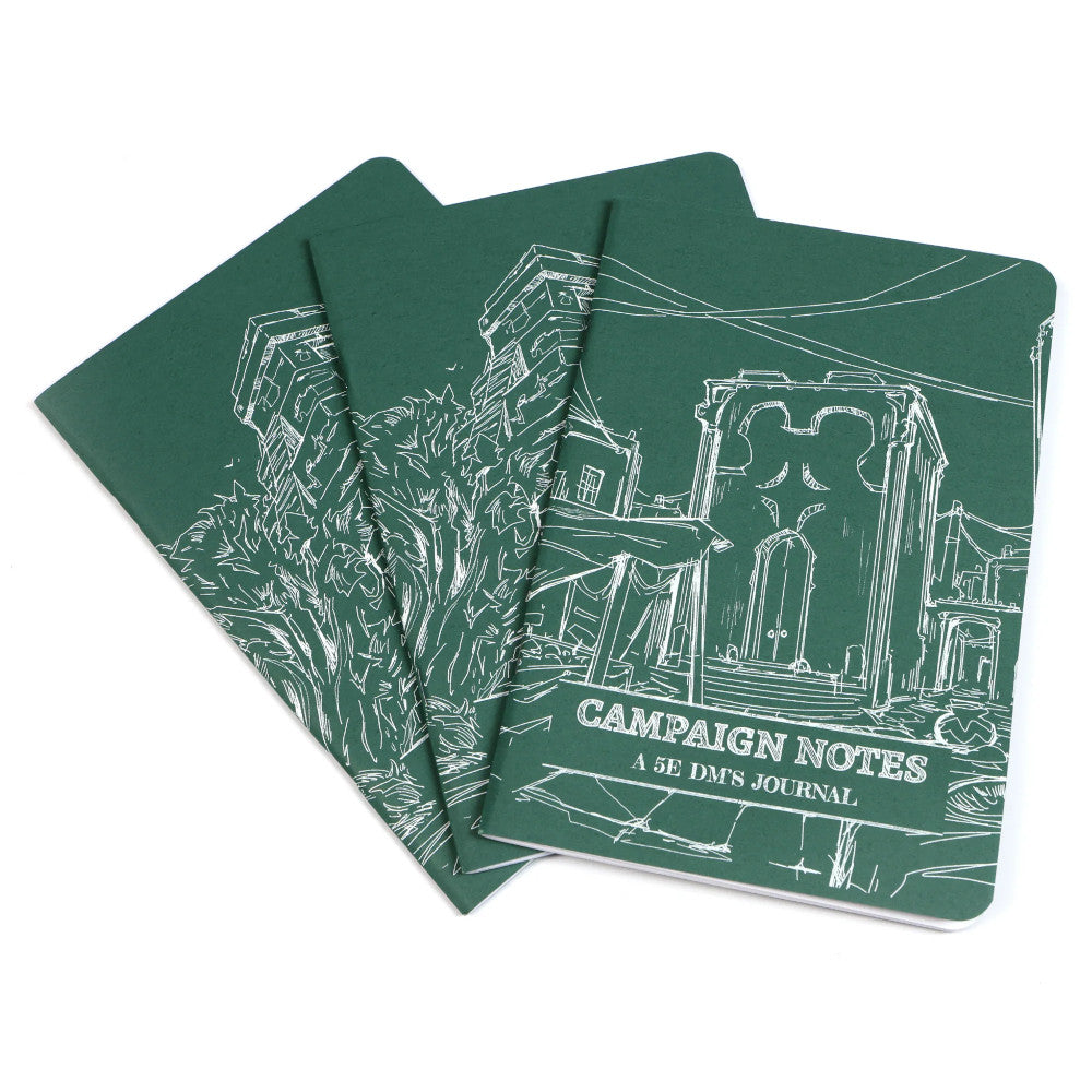 PREORDER 1985 Games DM Journal: Green Jungle Cover - Fallen Kingdom