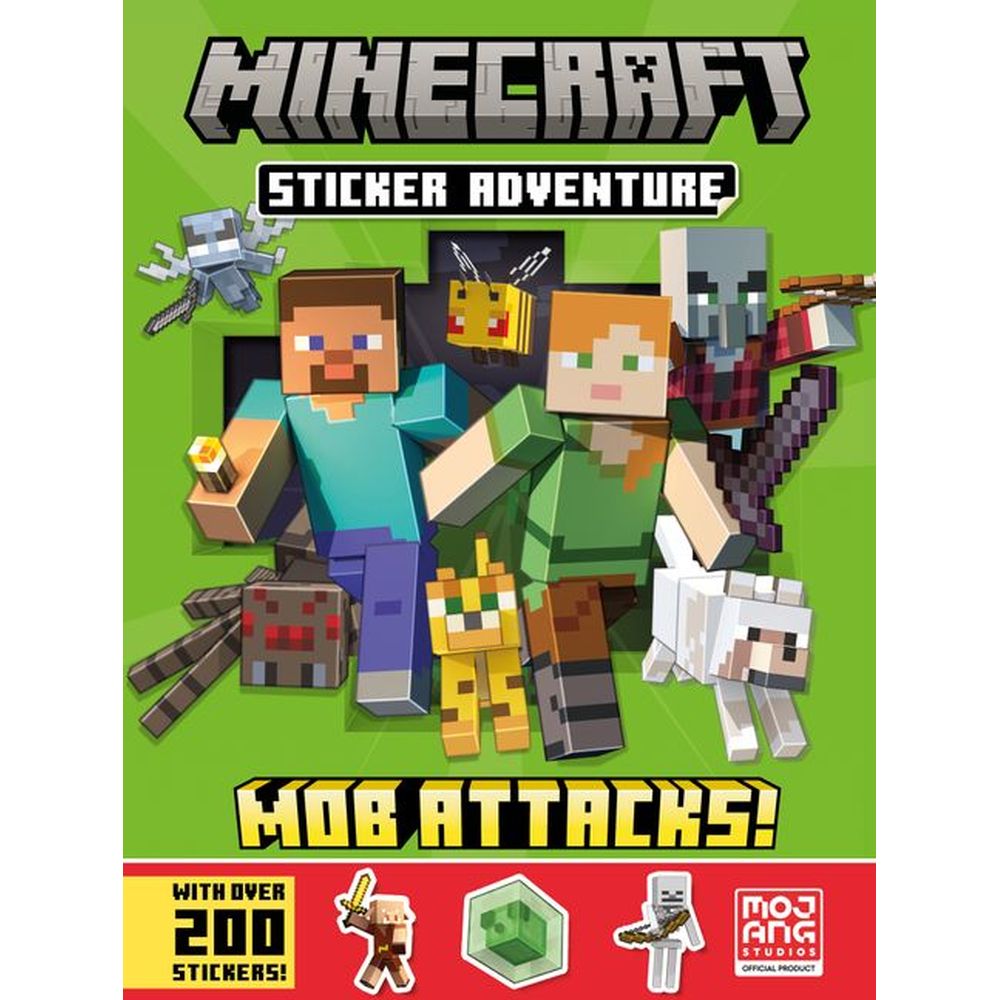 PREORDER Minecraft Sticker Adventure Mob Attacks