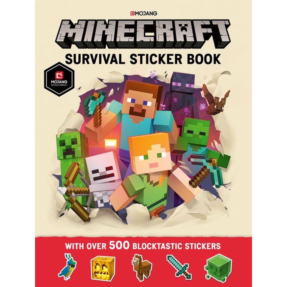 PREORDER Minecraft Survival Sticker Book