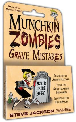 Munchkin Zombies Grave Mistakes Board Game