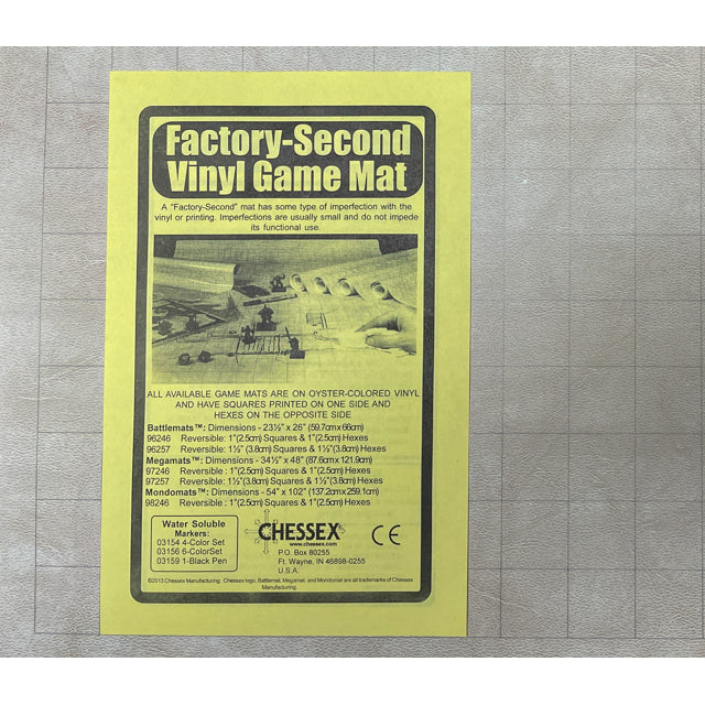 PREORDER CHX 97246F Factory-Second Reversible Megamat 1 Squares & 1 Hexes