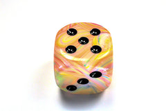 PREORDER CHX DF5062 Festive Circus/black 50mm d6 dice w/pips