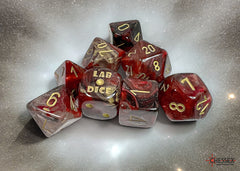 CHX 30064 Borealis Cosmos/gold Polyhedral 7-Dice Set (with bonus die)