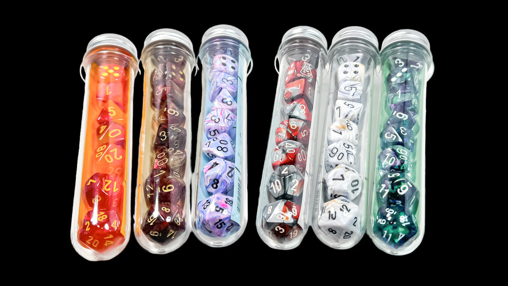 PREORDER CHX 30818 Lab Dice 8 Polyhedral Dice Set Sampler (18 sets - 3 of each color)