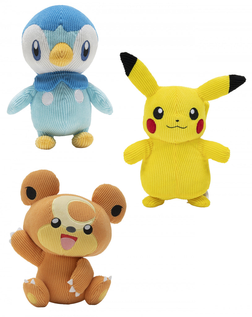 Pokemon Plush Select Corduroy Assortment 8 (6 in the Assortment)