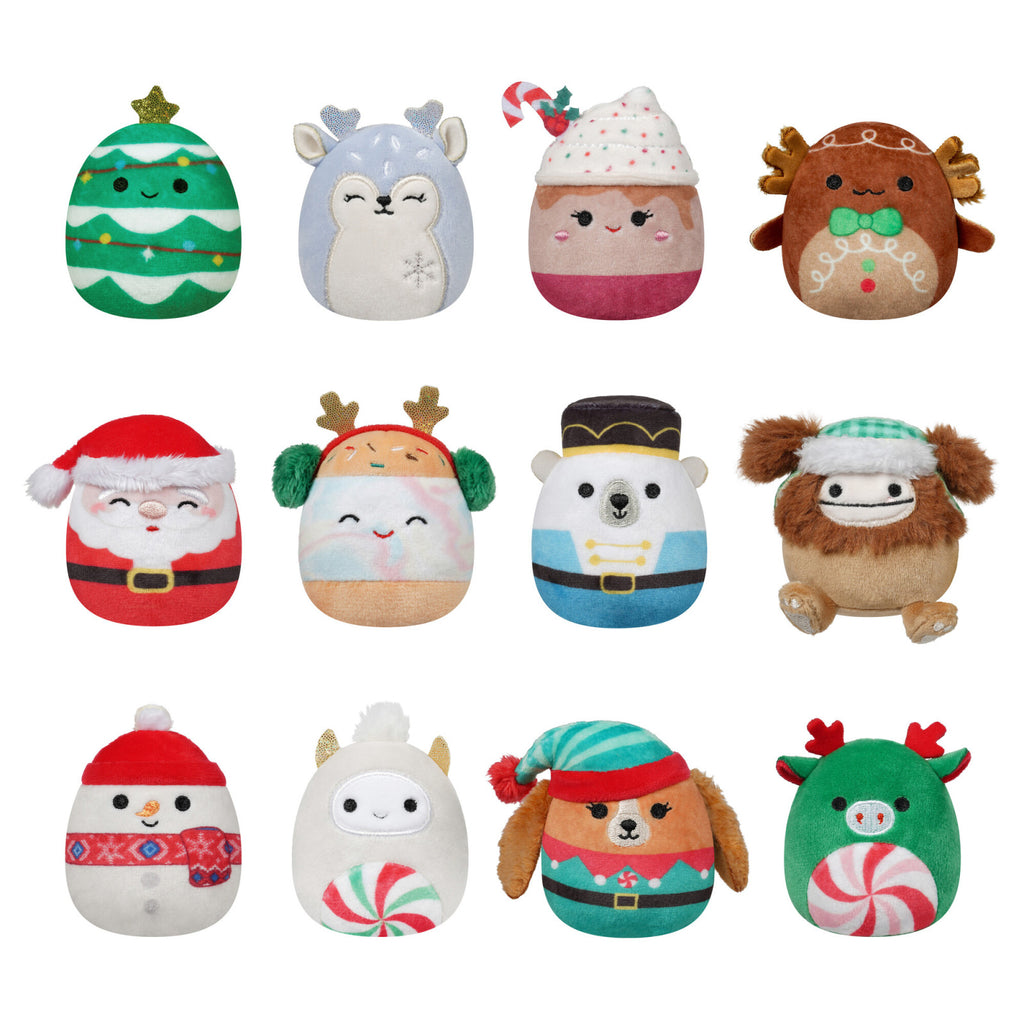 PREORDER Squishmallows Holiday Calendar (12 Piece) 2.5