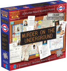 Murder Mystery Party Case Files 1000pc Puzzle Murder on the Underground