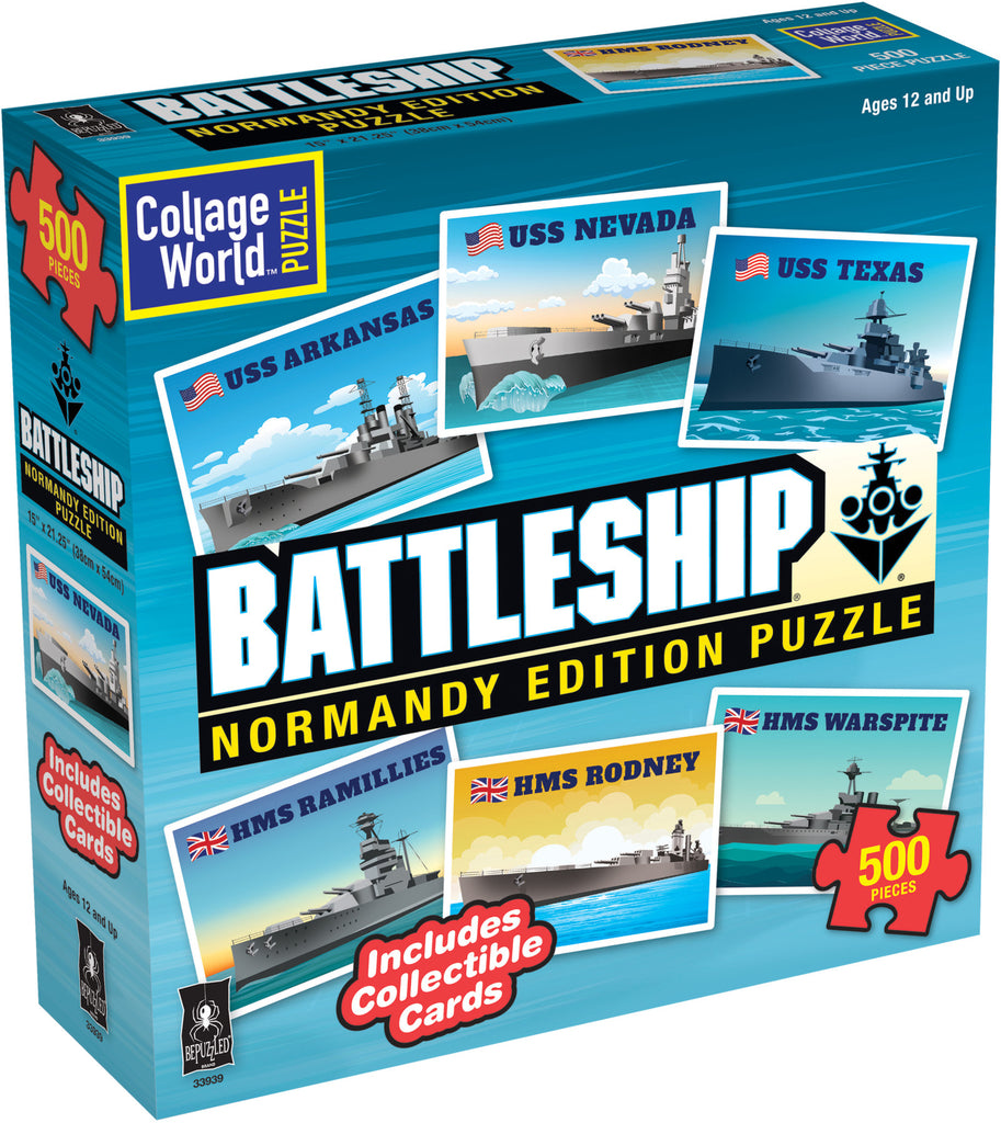 Battleship  Normandy Edition 500pc Puzzle