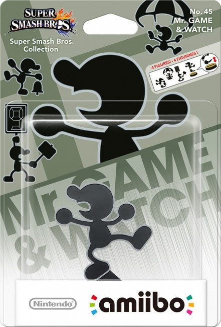 WiiU Amiibo Smash Bros Mr Game & Watch