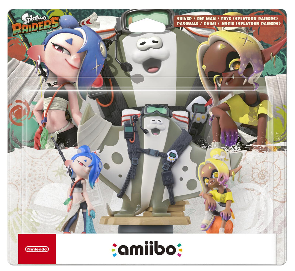 PREORDER SW2 amiibo Splatoon Raiders - Shiver Big Man & Frye