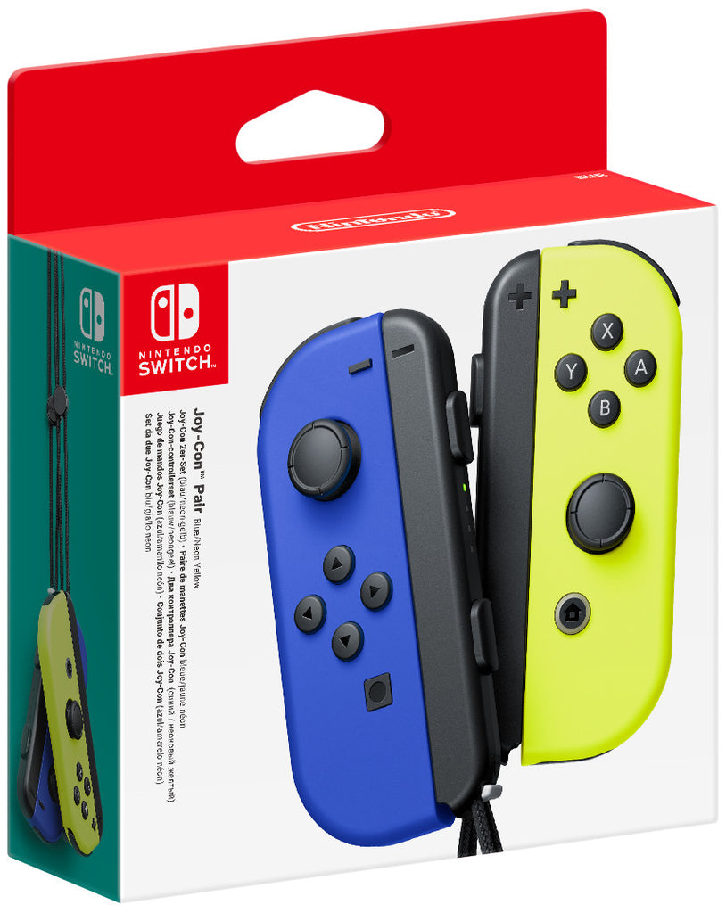 SWI Joy-Con Pair Controller - Neon Blue/Neon Yellow