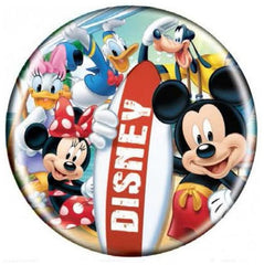 Button Magnet with Bottle Opener Mickey Mouse and Gang