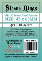 Sleeve Kings Board Game Sleeves Mini Chimera (43mm x 65mm)  (110 Sleeves Per Pack)
