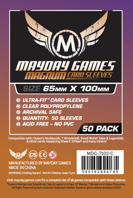 Mayday - Purple Backed Magnum Copper Sleeve: 65 MM X 100 MM 7 Wonders