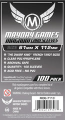 Mayday - Magnum Platinum Card Sleeve: 61 X 112 MM Dwarf King French Tarot