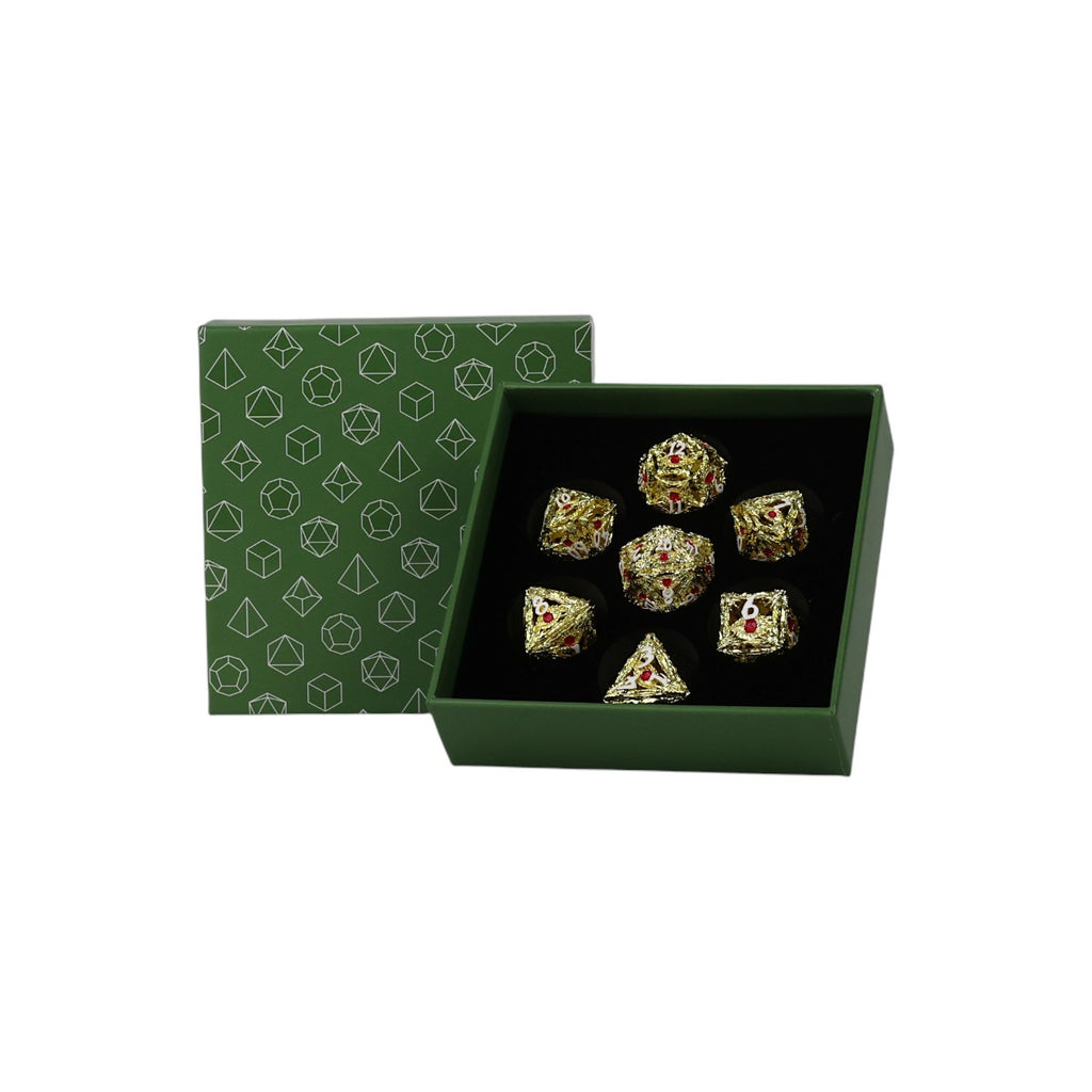 LPG Dice Dragon Eye Dice Set Gold/Red