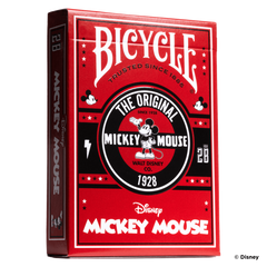 Bicycle Disney Classic Mickey (Red) Playing Cards Display (6)