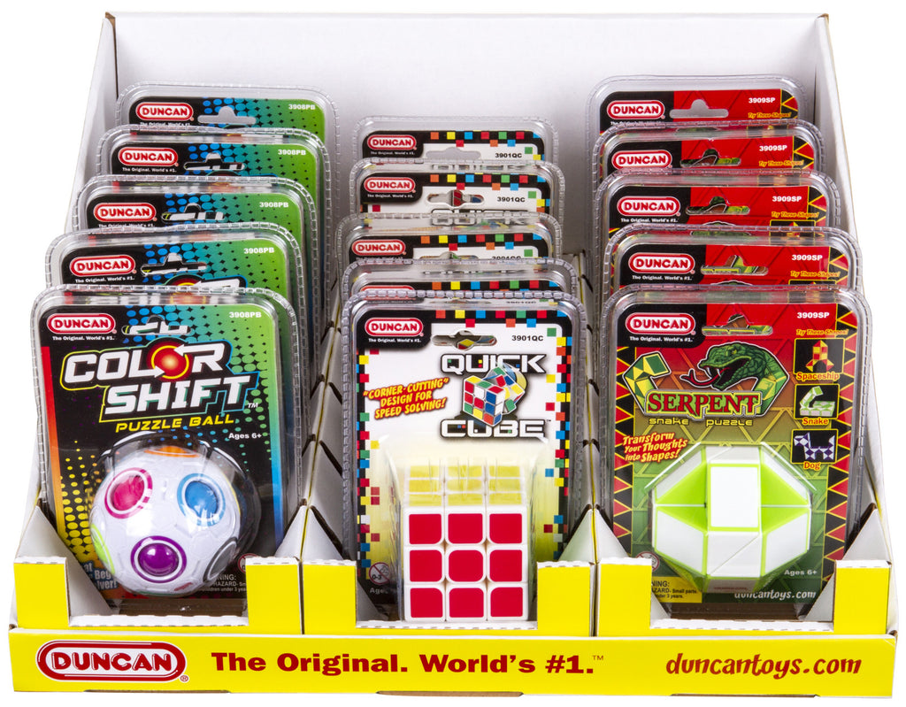 Duncan Brain Game 3 Wide Version 1 PDQ (15 in CDU) (5x Color Shift 5x Quick Cube 5x Serpent)