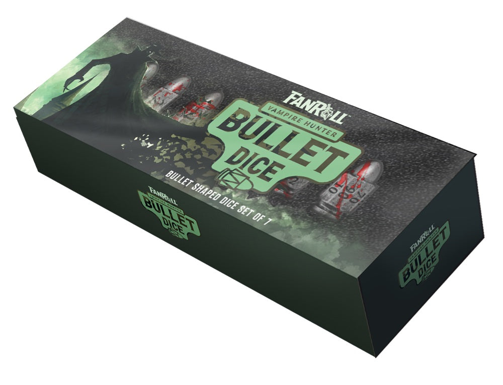 PREORDER Fanroll: Resin Bullet Poly Dice Set: Vampire Hunter