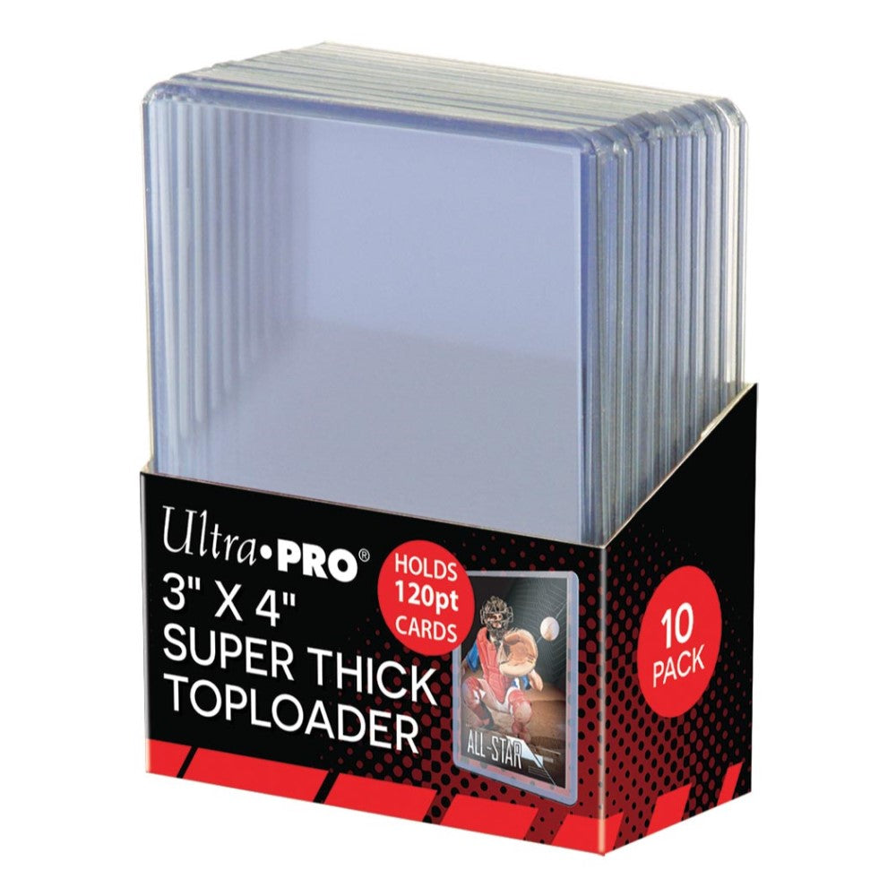 Ultra Pro: 3 X 4 Super Thick 120PT Toploader 10ct