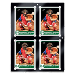 Ultra Pro: 35PT 4-Card Black Border UV ONE-TOUCH Magnetic Holder