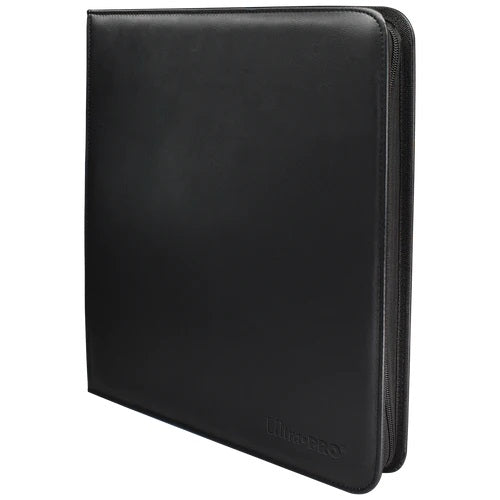 PREORDER Ultra Pro: Vivid 12-Pocket Zippered PRO-Binder: Black