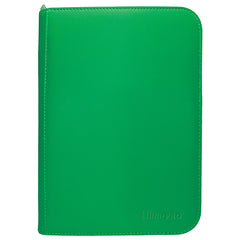 PREORDER Ultra Pro: Vivid 4-Pocket Zippered PRO-Binder: Green