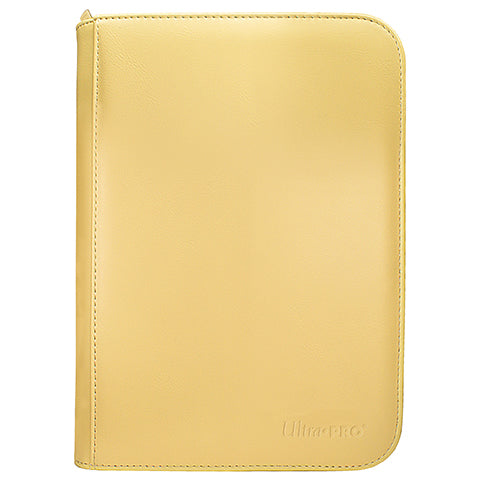 Ultra Pro: Vivid 4-Pocket Zippered PRO-Binder: Yellow