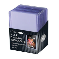 Ultra Pro: 3 X 4 Ultra Clear Platinum Toploader 25ct