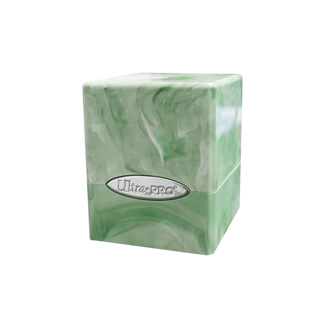 PREORDER Ultra Pro: Marble Satin Cube - Lime Green & White