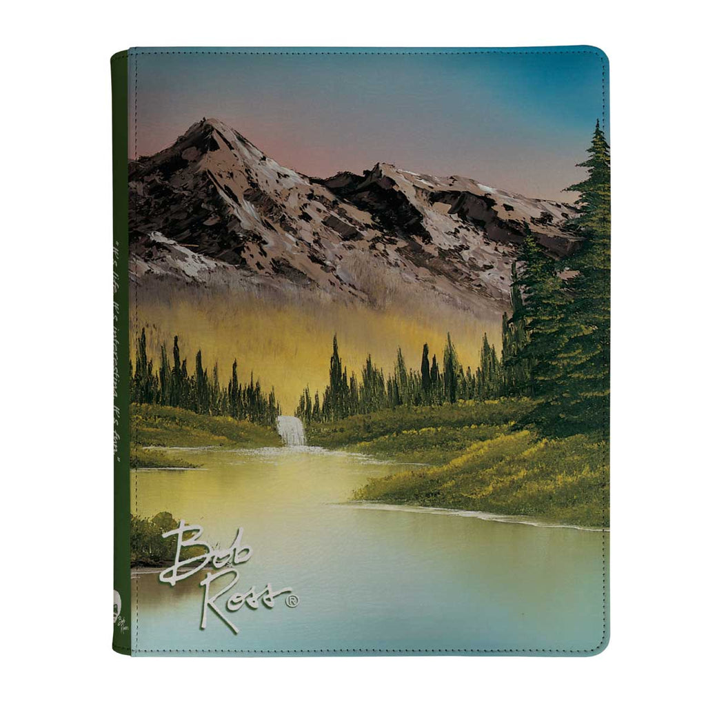 PREORDER Ultra Pro: UP16508 Bob Ross Mountain Retreat 9-Pocket Zippered PRO-Binder