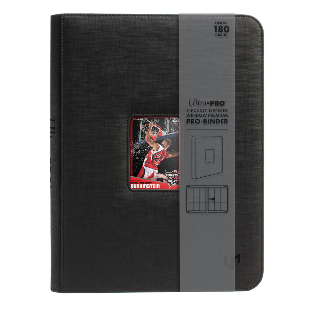 PREORDER Ultra Pro: UP16536 9-Pocket Zippered Window Premium PRO-Binder