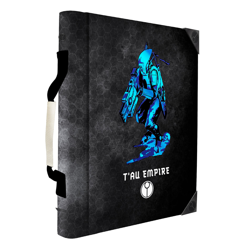 PREORDER Ultra Pro: UP16556 Tau Empire Codex Aligned Codex Book Folio: Debossed & Printed for Warhammer 40k