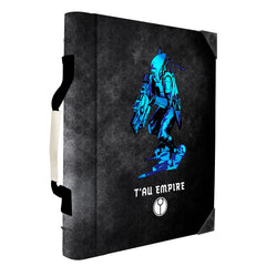 PREORDER Ultra Pro: UP16556 Tau Empire Codex Aligned Codex Book Folio: Debossed & Printed for Warhammer 40k