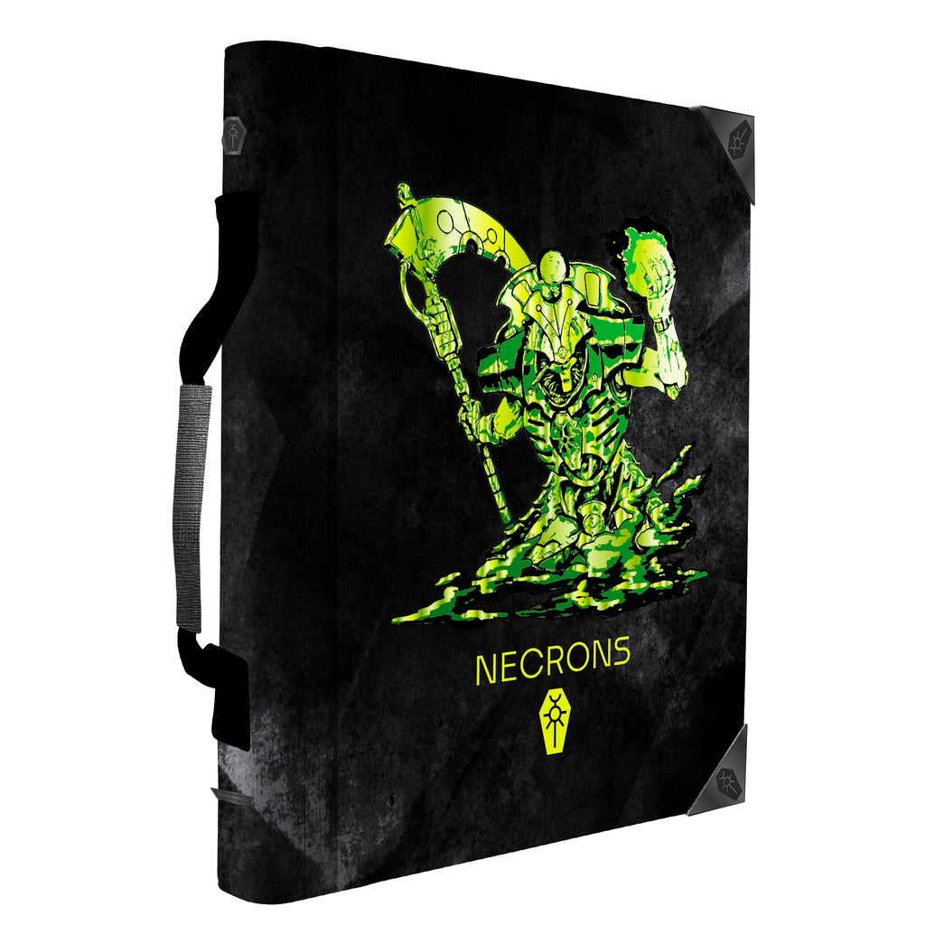 PREORDER Ultra Pro: UP16563 Necron Codex Aligned Codex Book Folio - Debossed & Printed for Warhammer 40k