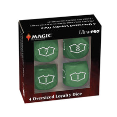 Ultra Pro: Deluxe 22MM Forest Loyalty Dice Set with 7-12 for Magic: The Gathering