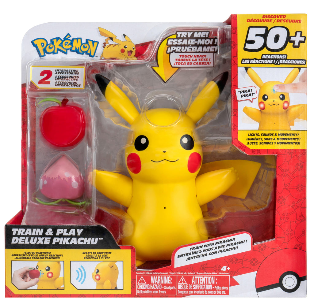 Pokemon Train & Play Deluxe Pikachu