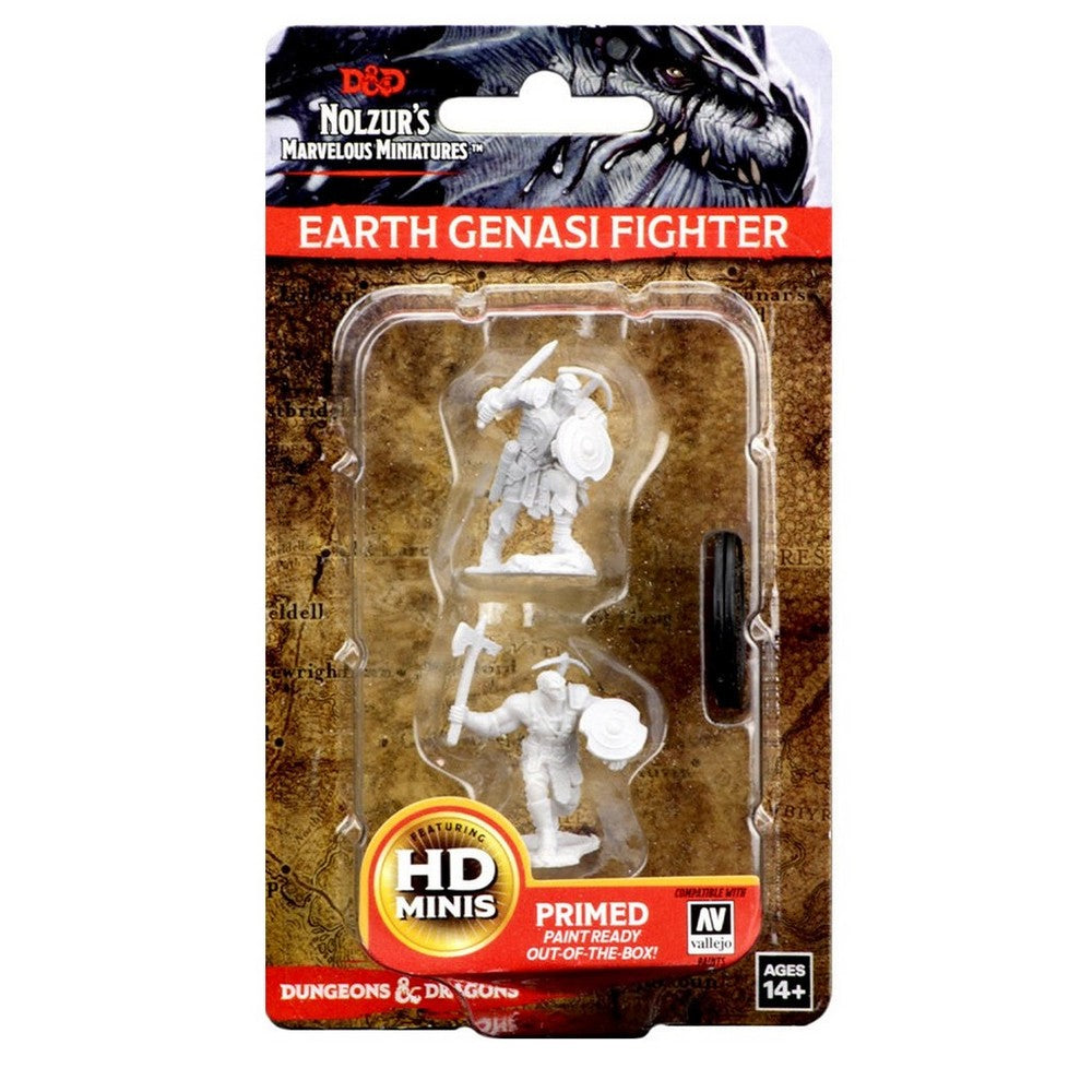 D&D Nolzurs Marvelous Unpainted Miniatures Earth Genasi Male Fighter