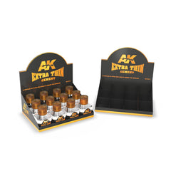 PREORDER AK Interactive - Basics  - Extra Thin Cement  Rack / Expositor