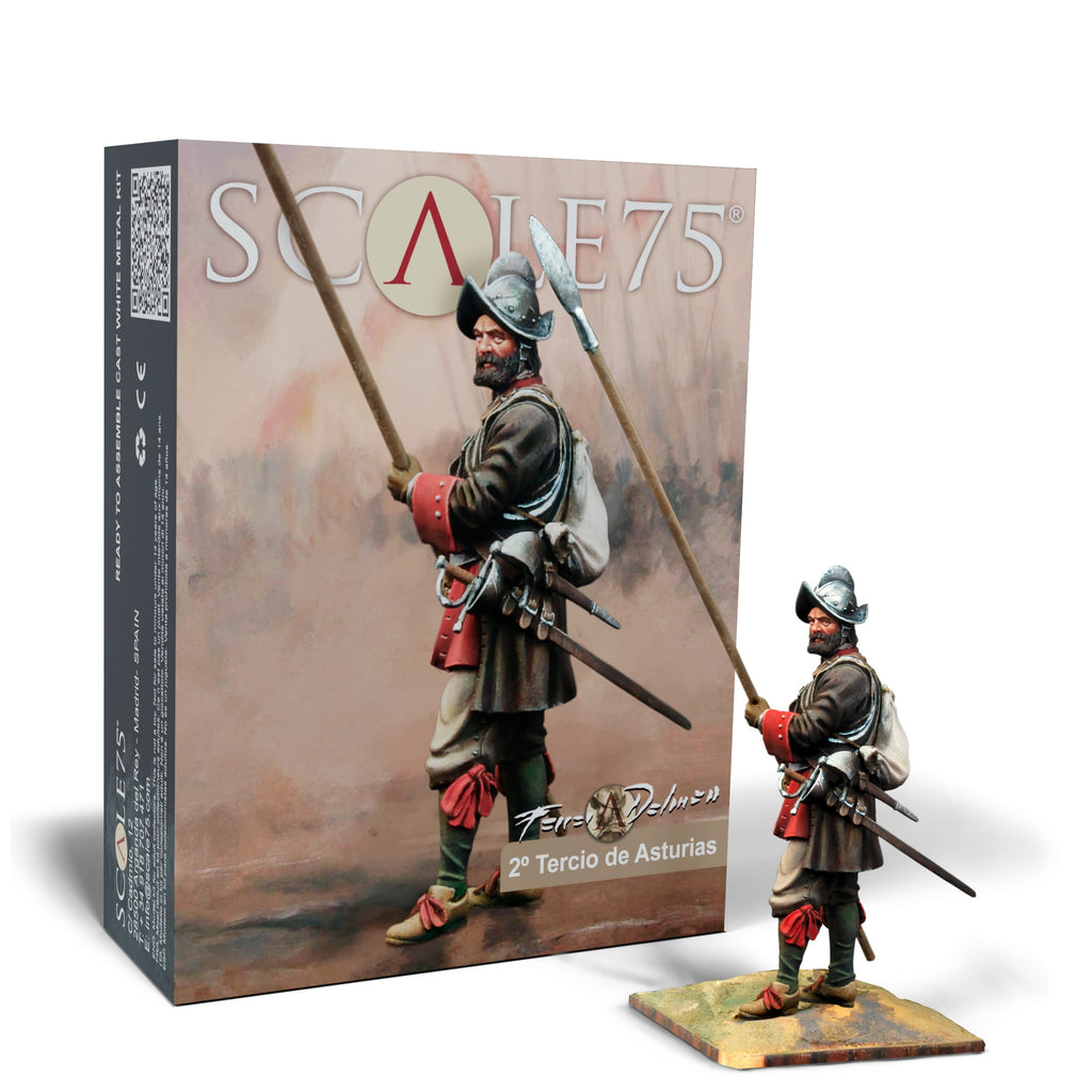 PREORDER Scale 75 Figures - Ferrer Dalmau  -2 Tercio De Asturias 1:12