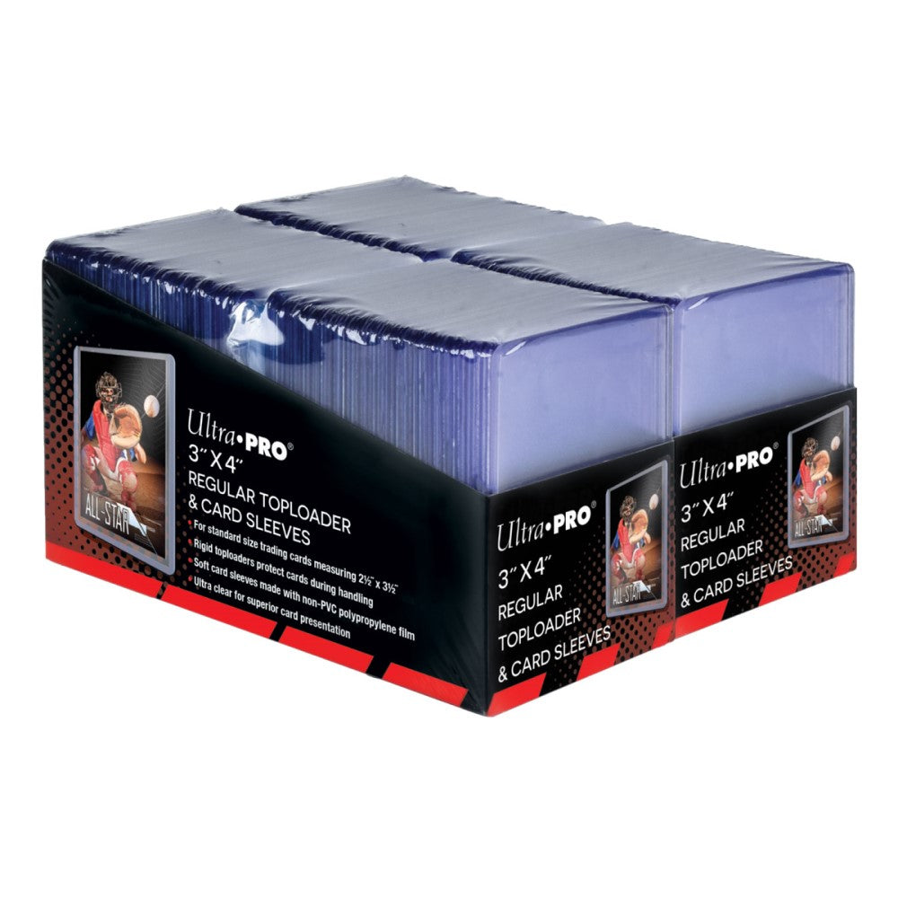 Ultra Pro: 3 x 4 Regular Toploaders & Card Sleeves (200 ct retail pack)