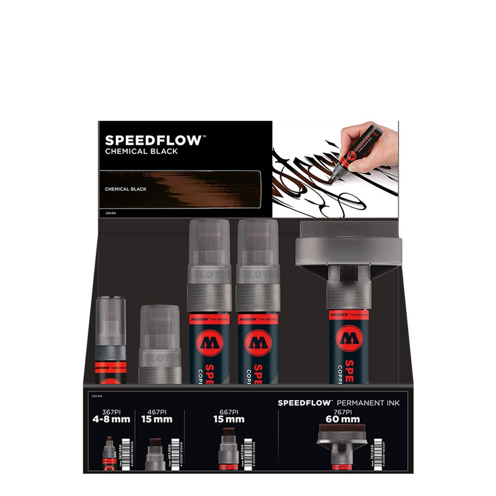 PREORDER Molotow - Displays - Speedflow Marker Selection Stand Display (Stand with Stock)