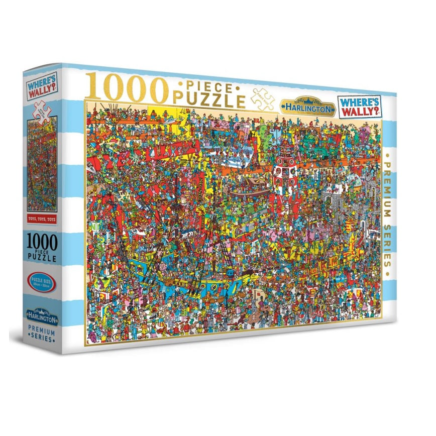 PREORDER Harlington Puzzles - Where's Wally - Toys Toys Toys 1000pc