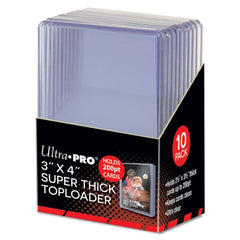 Ultra Pro: 3 x 4 Super Thick 200PT Toploader 10ct