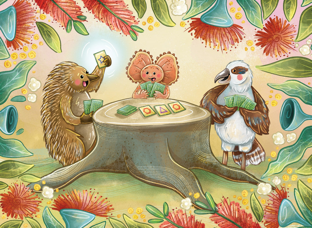 LPG Retail 5x5 Greeting Cards Display - Stray Leaves: Aussie Cards