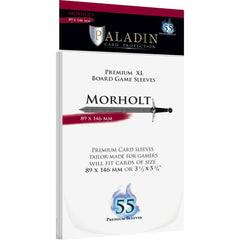 PREORDER Paladin Clear Sleeves - Morholt (89mm X 146mm) (55 Sleeves Per Pack)