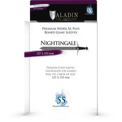 PREORDER Paladin Clear Sleeves - Nightingale (127mm X 153mm) (55 Sleeves Per Pack)