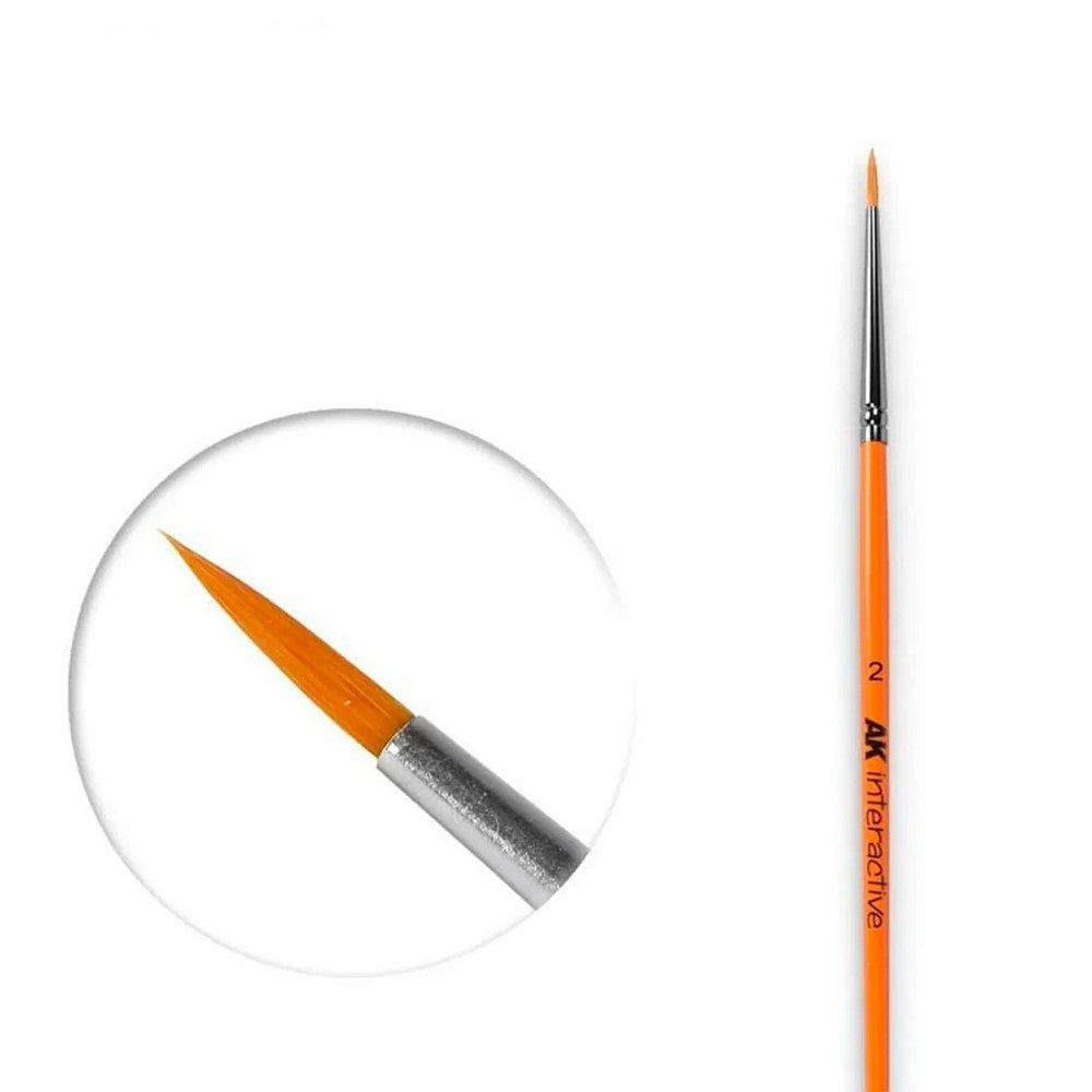 Ak Interactive - Brushes  - Round Brush 2 Synthetic
